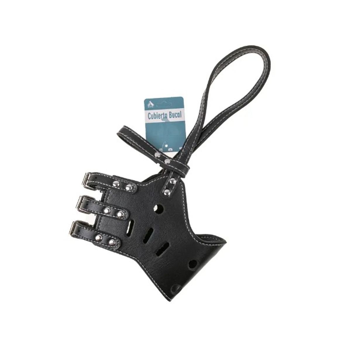 GENERICO - Bozal PU Para Perros S Negro