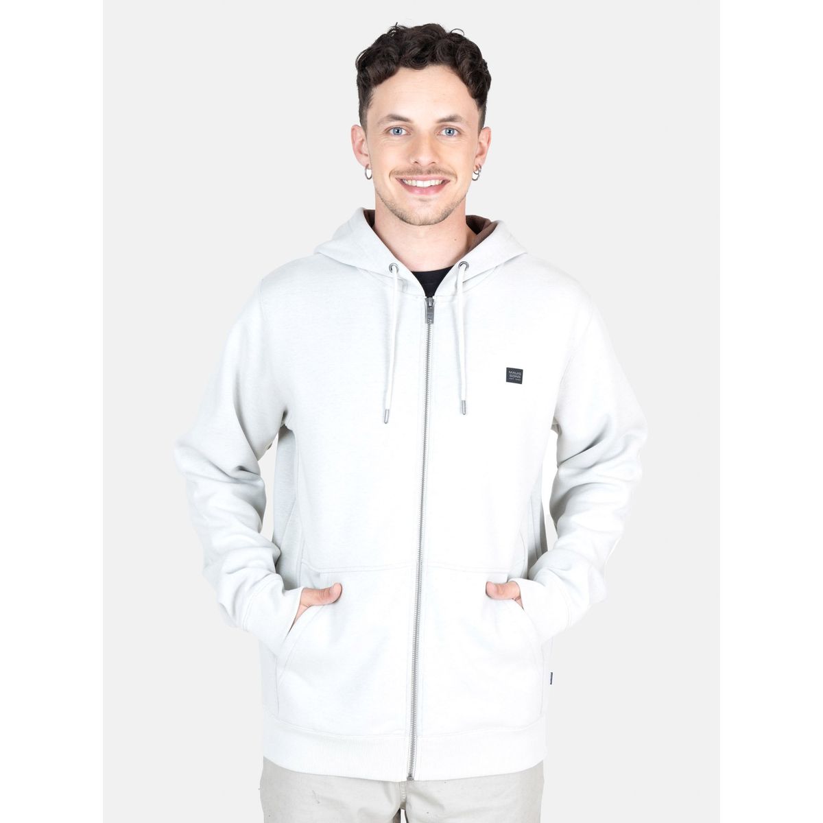 MAUI AND SONS - Poleron Bonded Rush Beige Hombre Maui And Sons - Beige