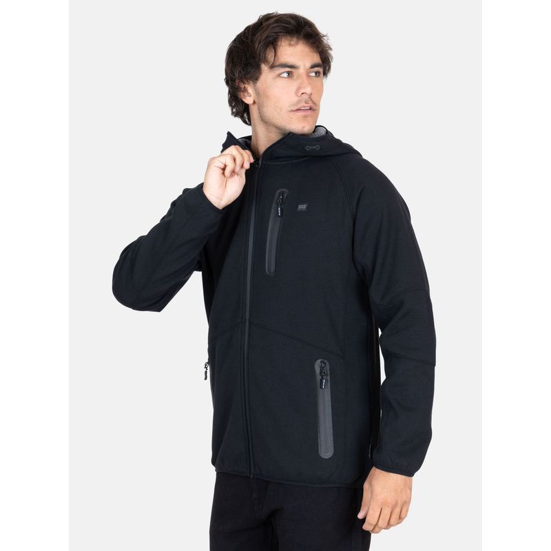 MAUI AND SONS - Poleron Bonded Coastal Negro Hombre Maui And Sons - Negro