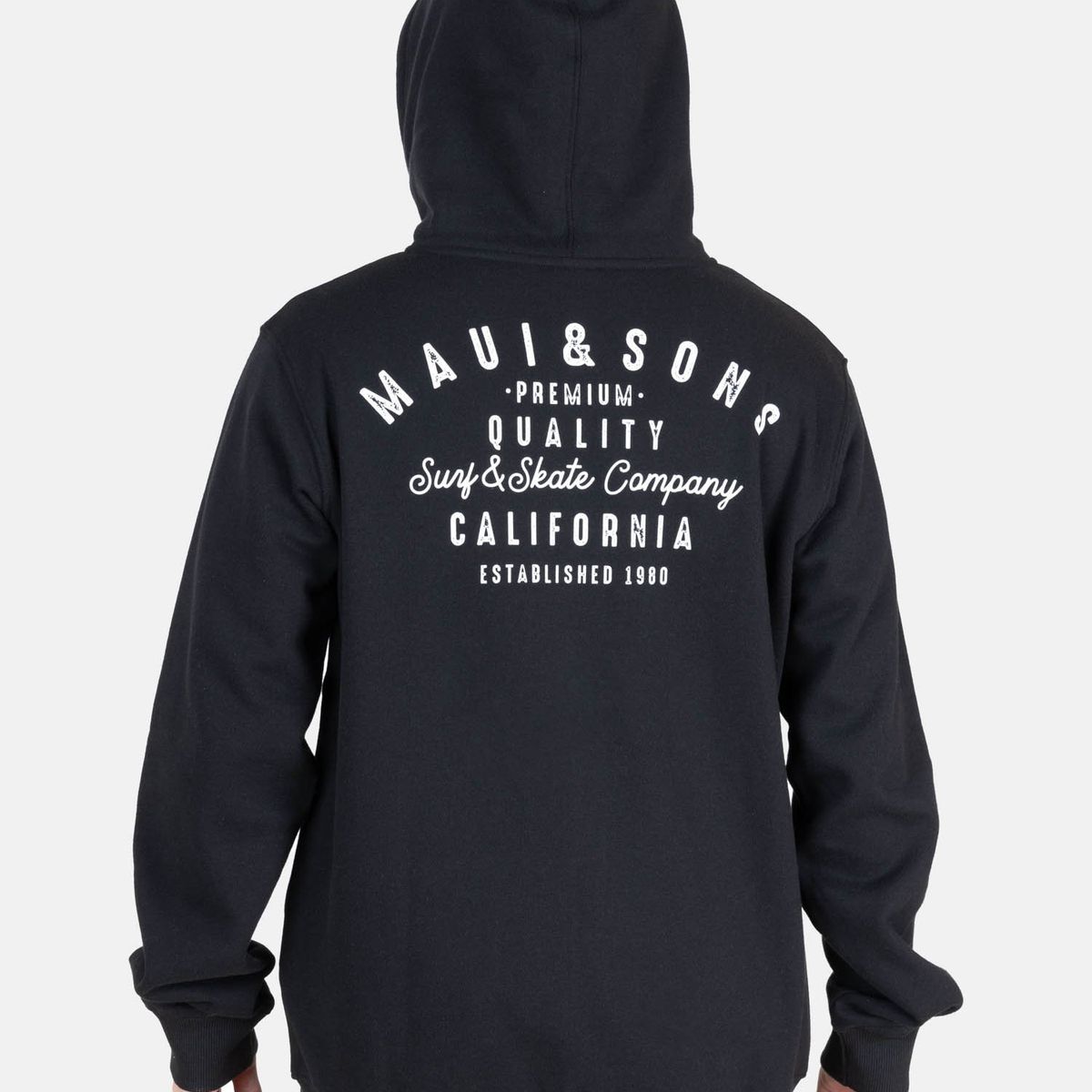 MAUI AND SONS - Poleron FZ Flow Negro Hombre Maui And Sons - Negro