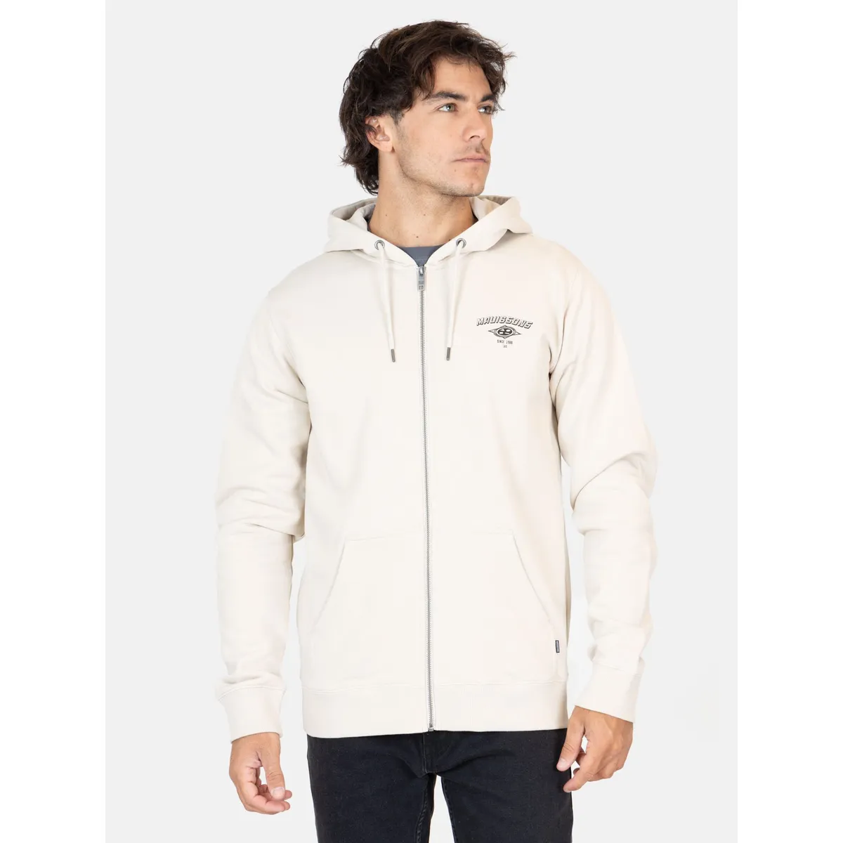 MAUI AND SONS - Poleron FZ Pacific Beige Hombre Maui And Sons - Beige