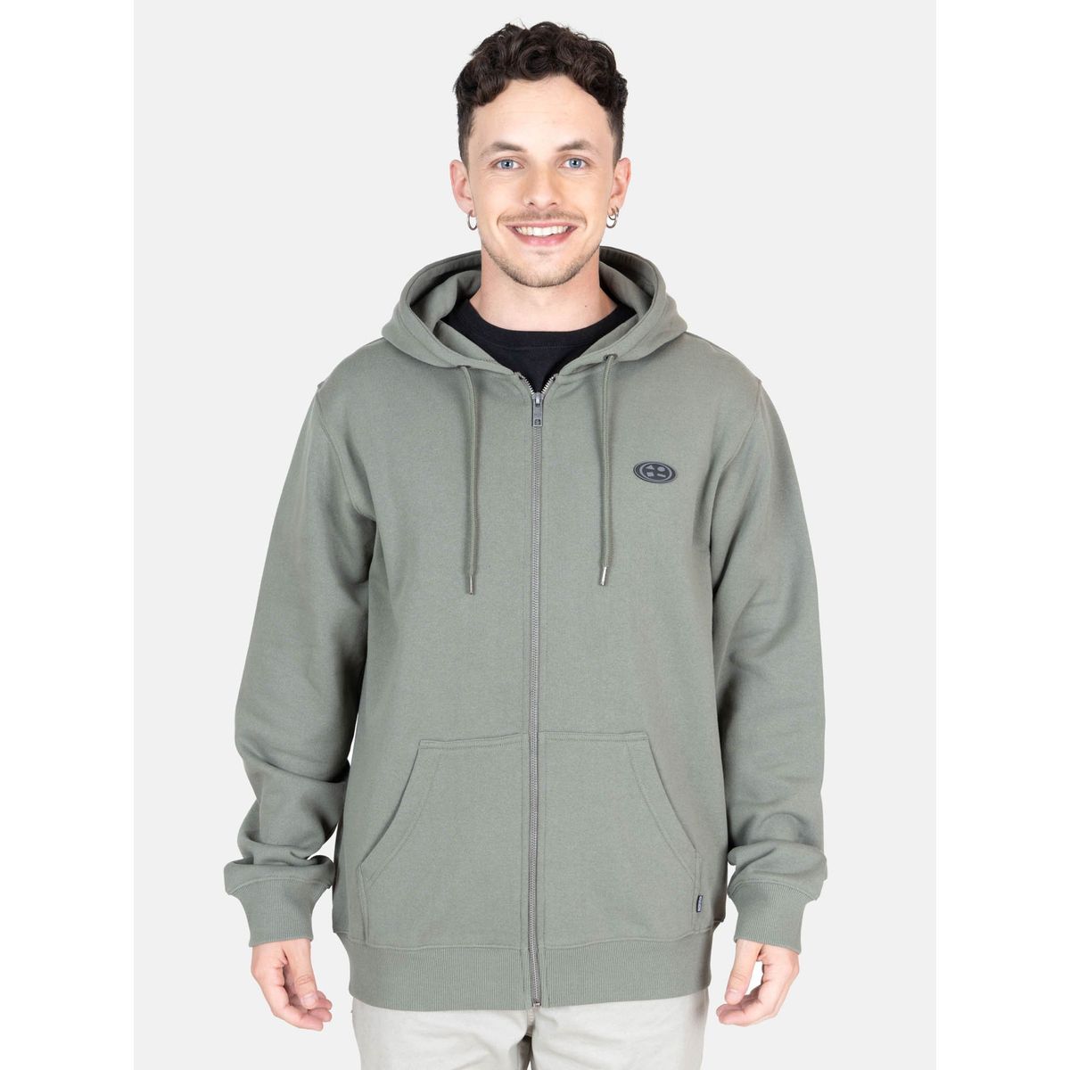 MAUI AND SONS - Poleron FZ Tidal Verde Hombre Maui And Sons