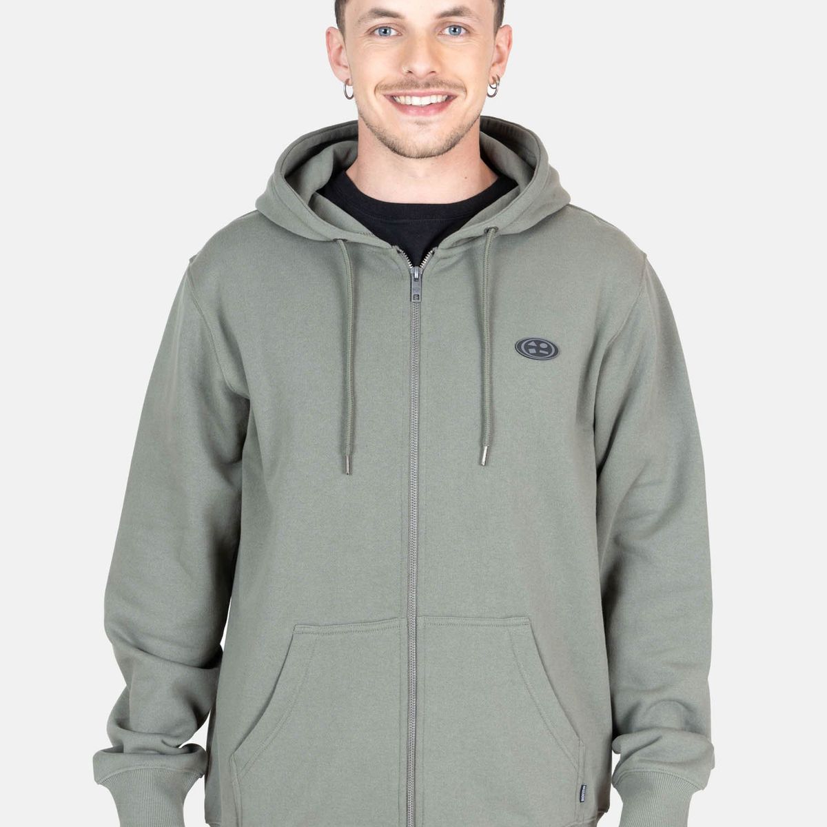 MAUI AND SONS - Poleron FZ Tidal Verde Hombre Maui And Sons