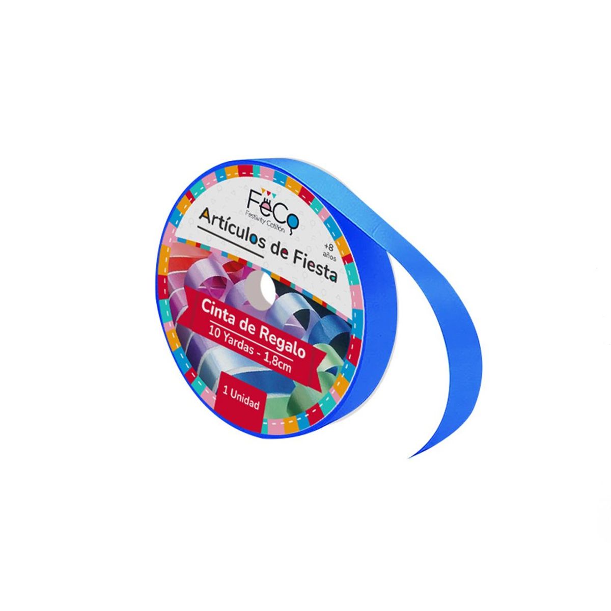 GENERICO - CINTA 1.8CM 10YD AZUL X1 UNI