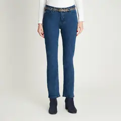 LORENZO DI PONTTI - Jeans Slim Push Up Con Cinturón