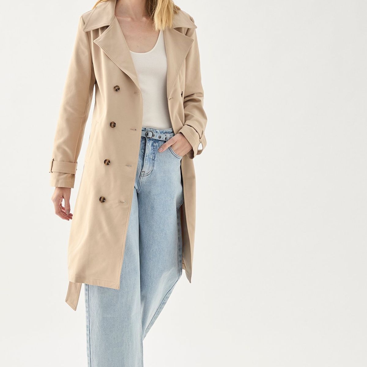 ASH - Trench Avellana Mujer Ash