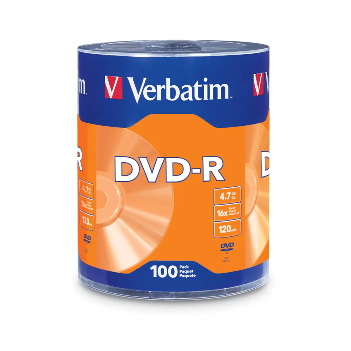 VERBATIM - DVD-R Verbatim Pack 100 unidades