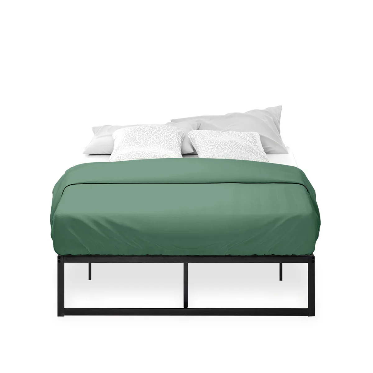 ZINUS - Cama Abel Zinus Colchón Espuma 1 Plaza 25cms