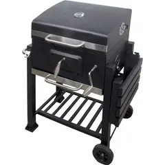 JARDIMEX - Asador A Carbon Con Bandeja Con Tapa