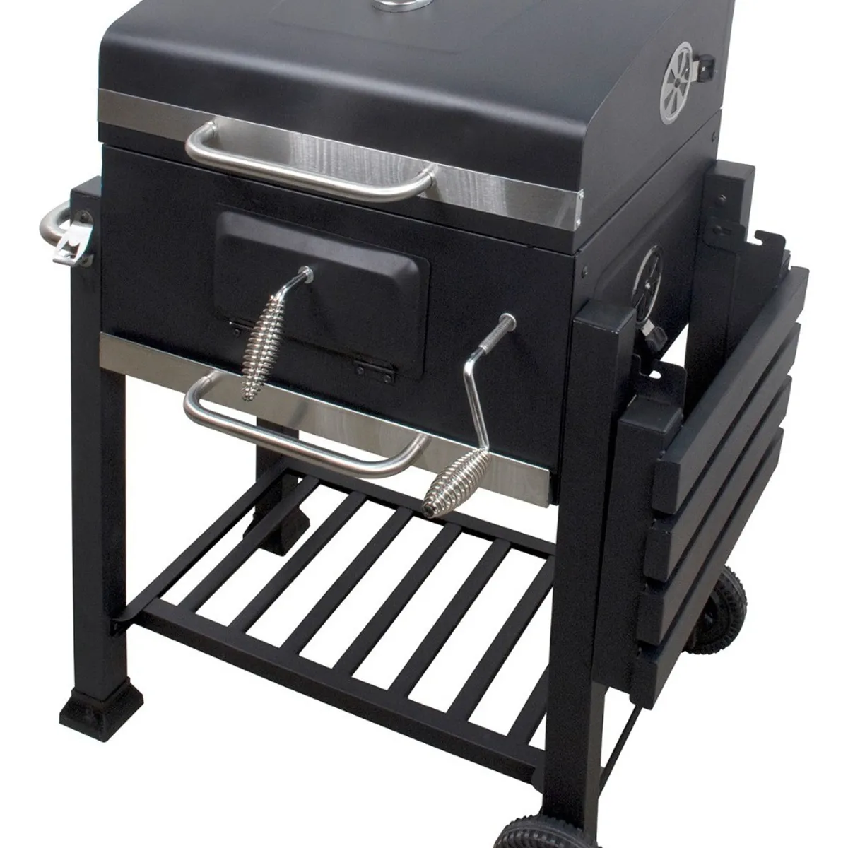 JARDIMEX - Asador A Carbon Con Bandeja Con Tapa.