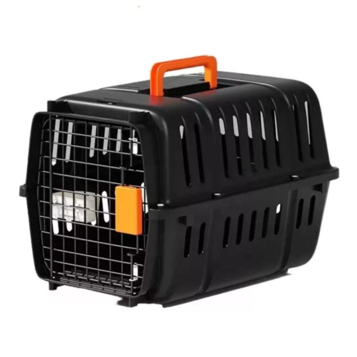 GENERICO - Transportador Canil para Mascota Plástica Negra 31x46x31cm