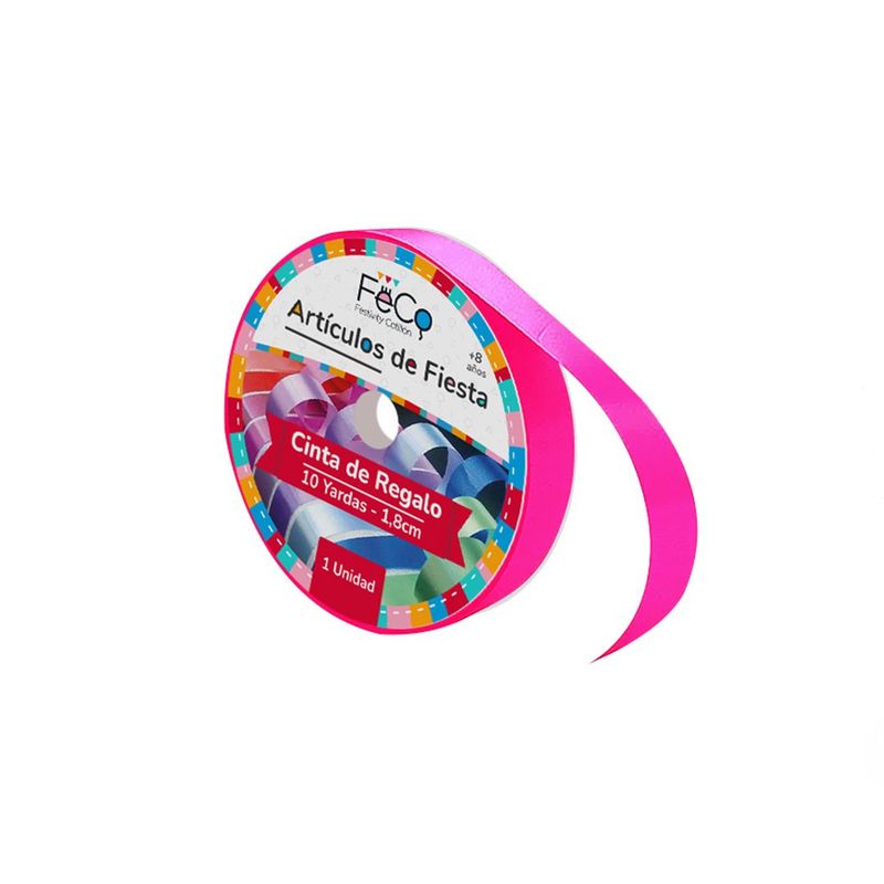 GENERICO - CINTA 18CM 10YD FUCSIA X1 UNI