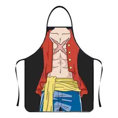 GENERICO - Delantal Cocina Divertidos One Piece Anime - Verde