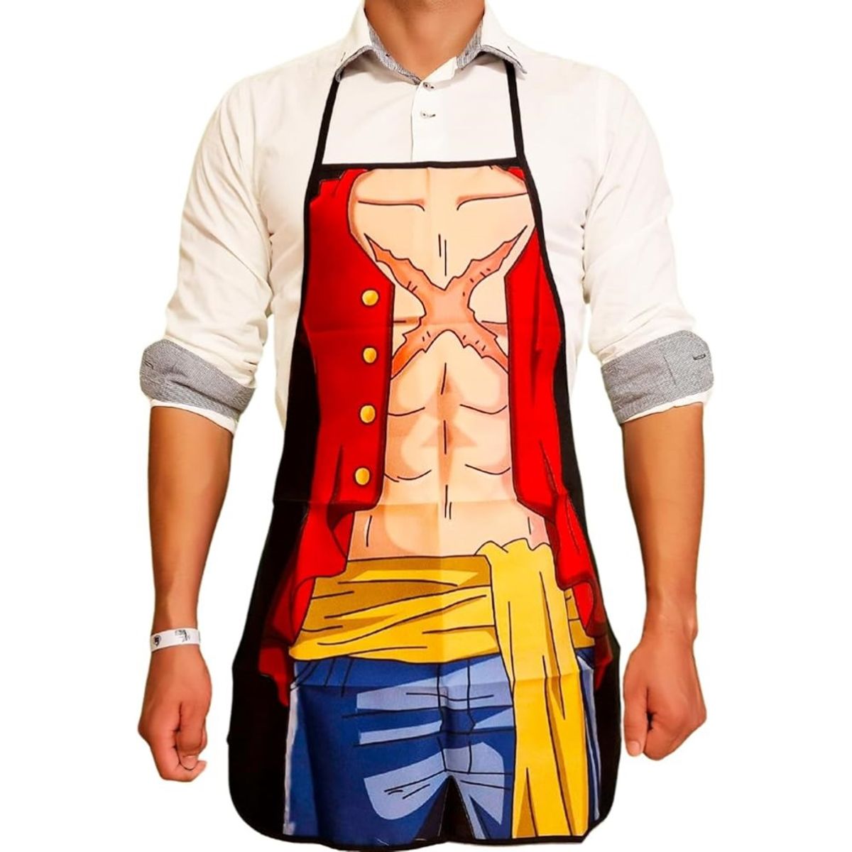 GENERICO - Delantal Cocina Divertidos One Piece Anime - Verde