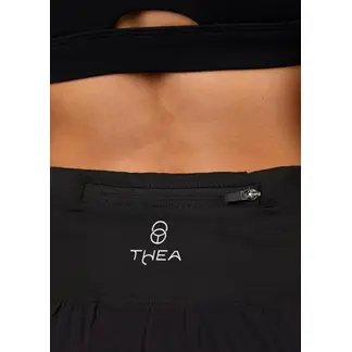 THEA - Short Corto Con Pretina Alta Atea Black
