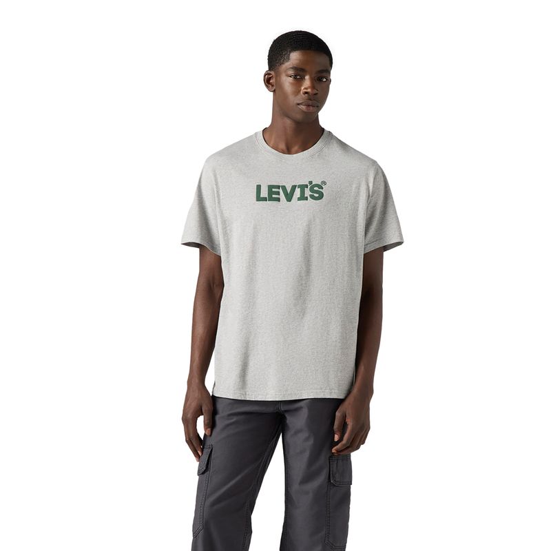 LEVIS - Polera Hombre Ss Relaxed Fit Tee Gris Levis