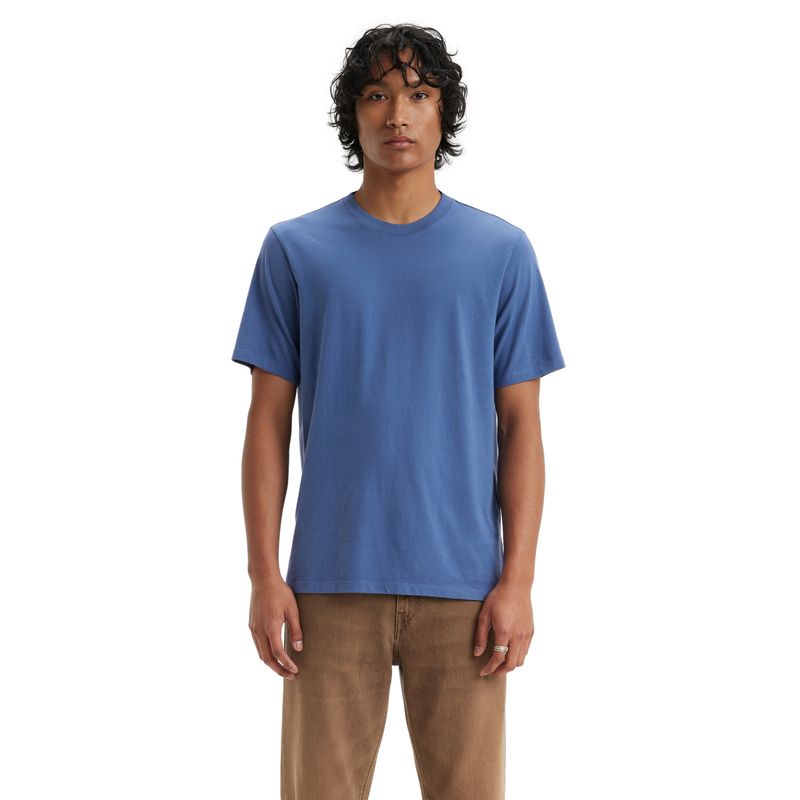 LEVIS - Polera Hombre The Essential Tee Azul Levis