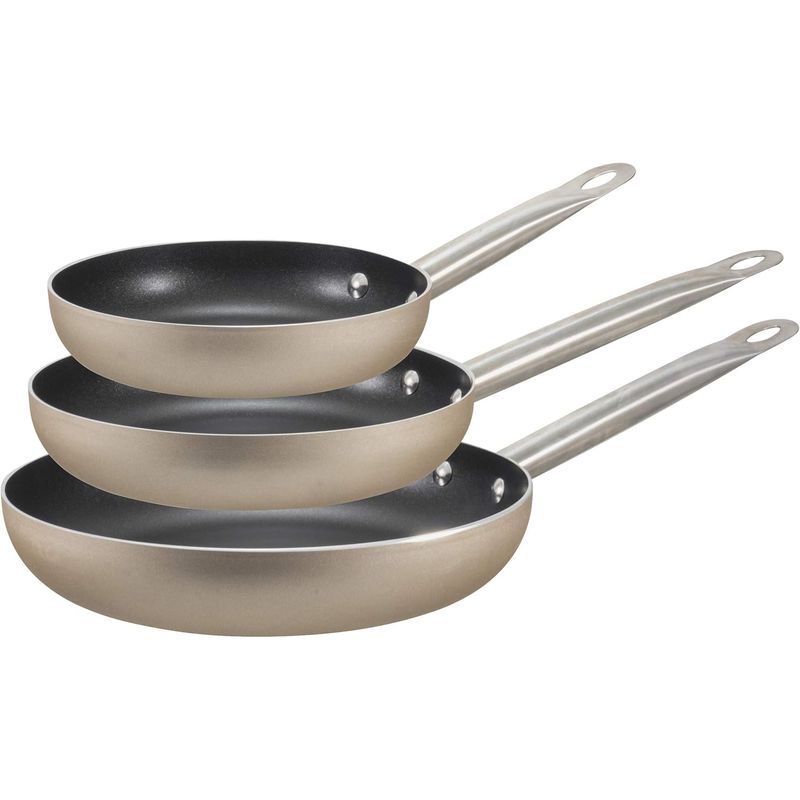 BERGNER - SET 3PC SARTENES 20 2428CM ALUMINIO PRENSADO BERGNER