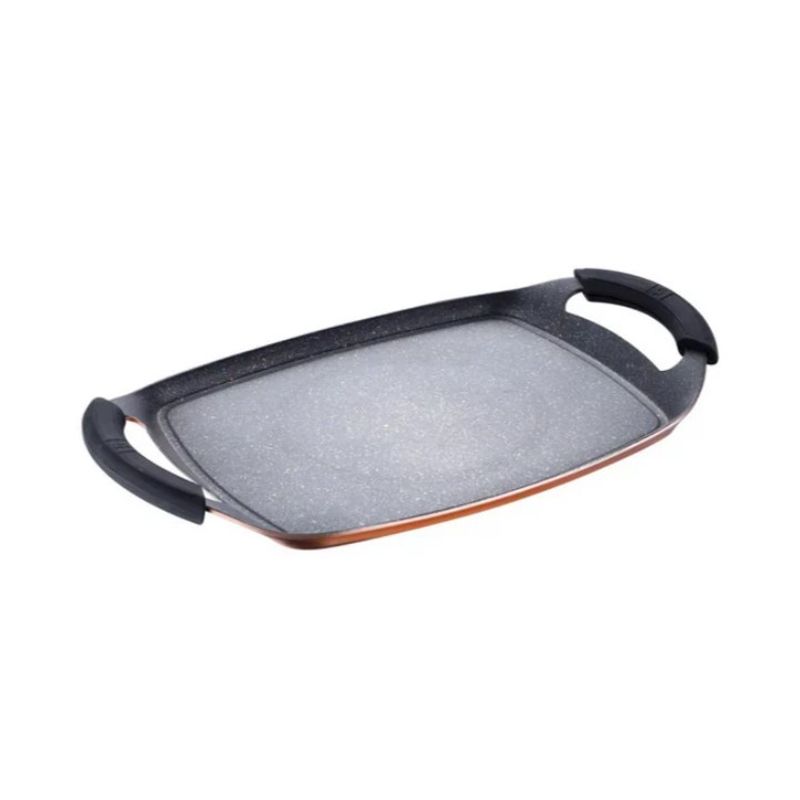 BERGNER - PLANCHA GRILL PLATE 36CM DIE CAST ALU INDUCTION BERGNER