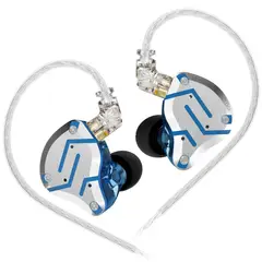 KZ - ZS10 Pro Dynamic Bass Auriculares con cable sin micrófono-Azul Marino