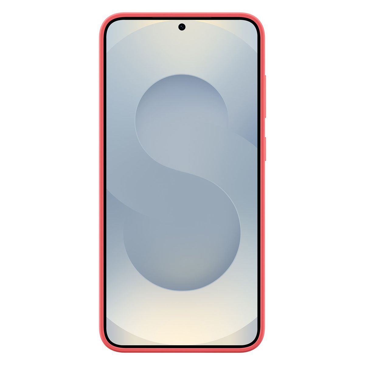 SAMSUNG - Carcasa de Silicona Color Rojo Galaxy S25+