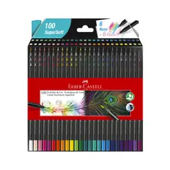 FABER-CASTELL - 100 Ecolápices De Color Supersoft