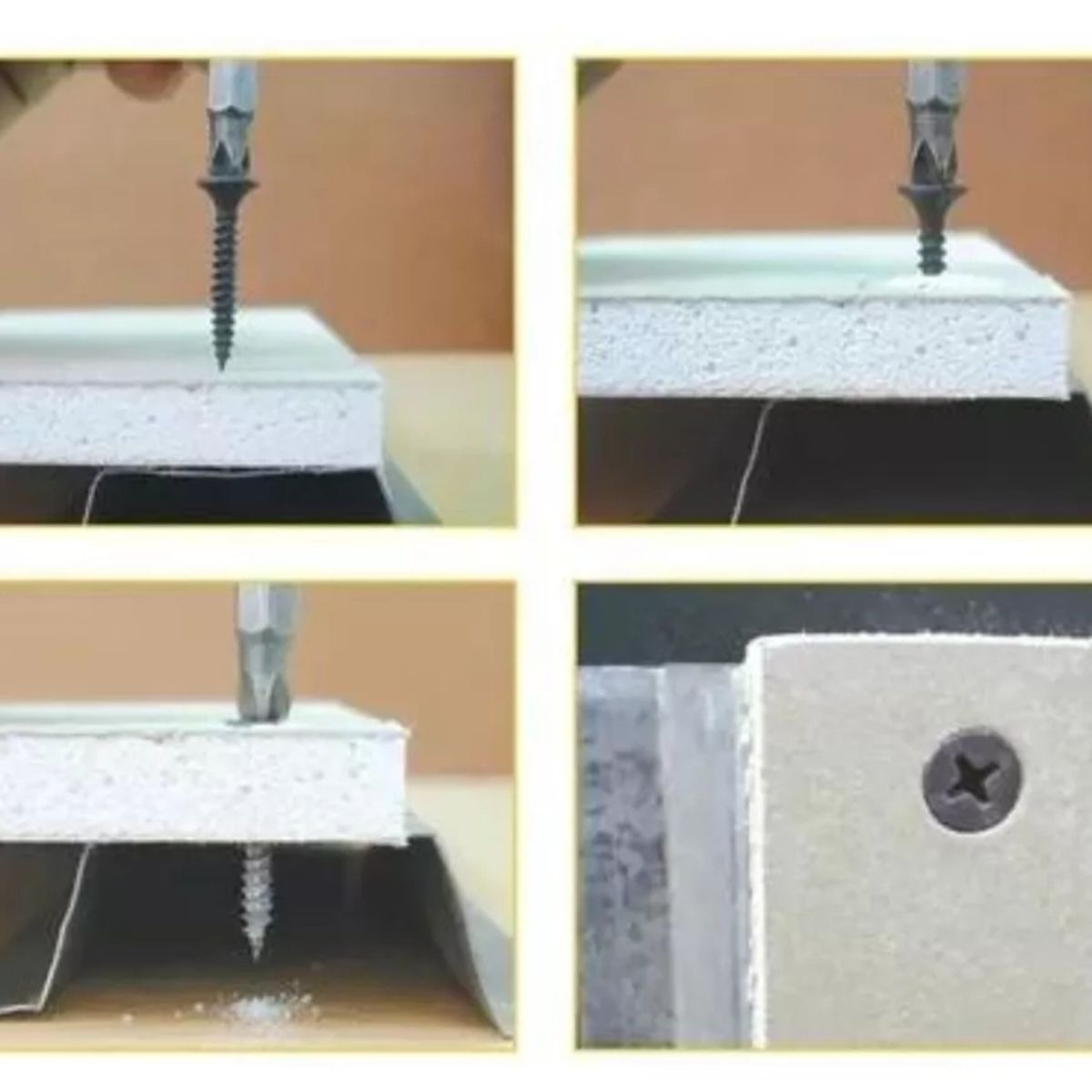 GENERICO - Tornillo Volcanita Punta Fina 6x1 1/4 Zinc 100 unds