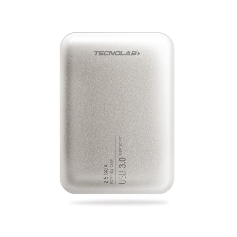 TECNOLAB - Cofre Metalico Para Disco Duro Sata 2,5 USB 3.0 hasta 2 TB
