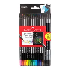 FABER-CASTELL - 12 Ecolápices De Color Supersoft