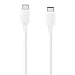GENERICO - Cable Fast Charger Compatible con Smartphone Android Tipo C A C Blanco