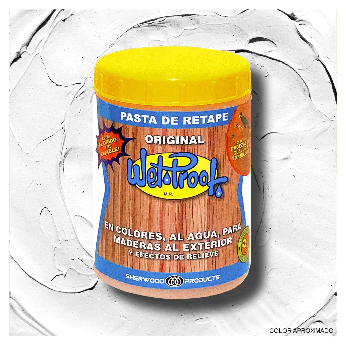 WETPROOF - PASTA DE RETAPE WET PROOF® BLANCA PARA MADERA EXTERIOR 1-2 KG