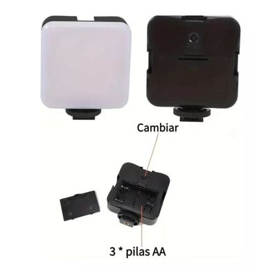 Imagen 2 del producto Mini Luz Led Con Clip Para Selfies Celular Tablet Laptop