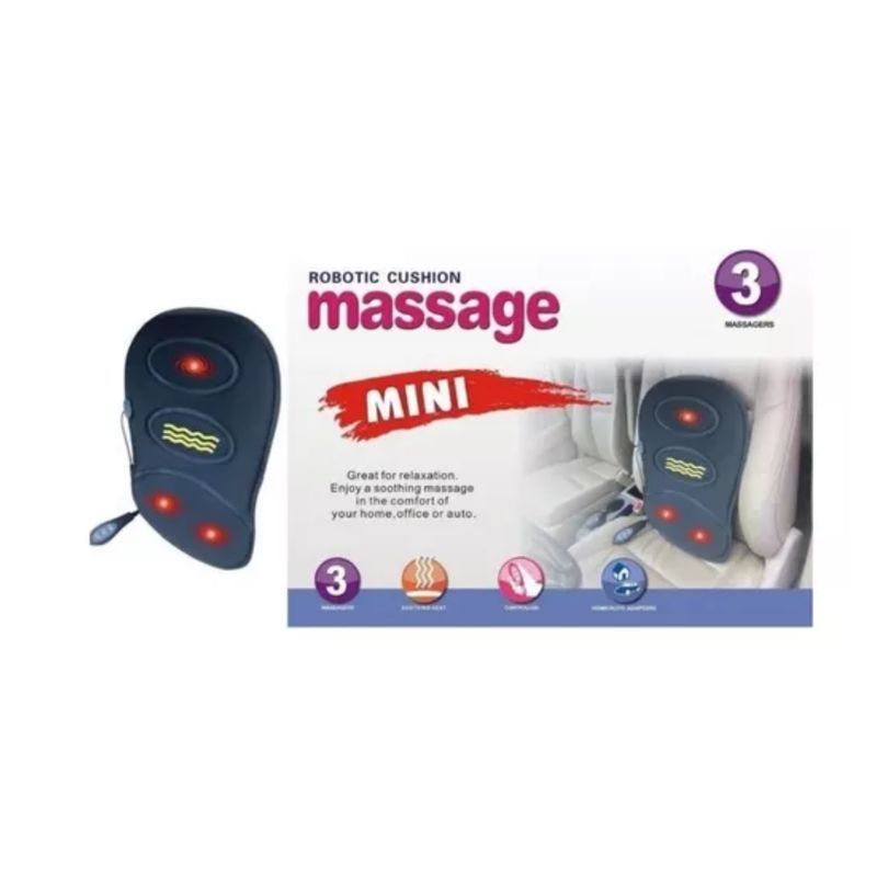 GENERICO - Cojin Masajeador Lumbar Para Asiento Auto Oficina Hogar