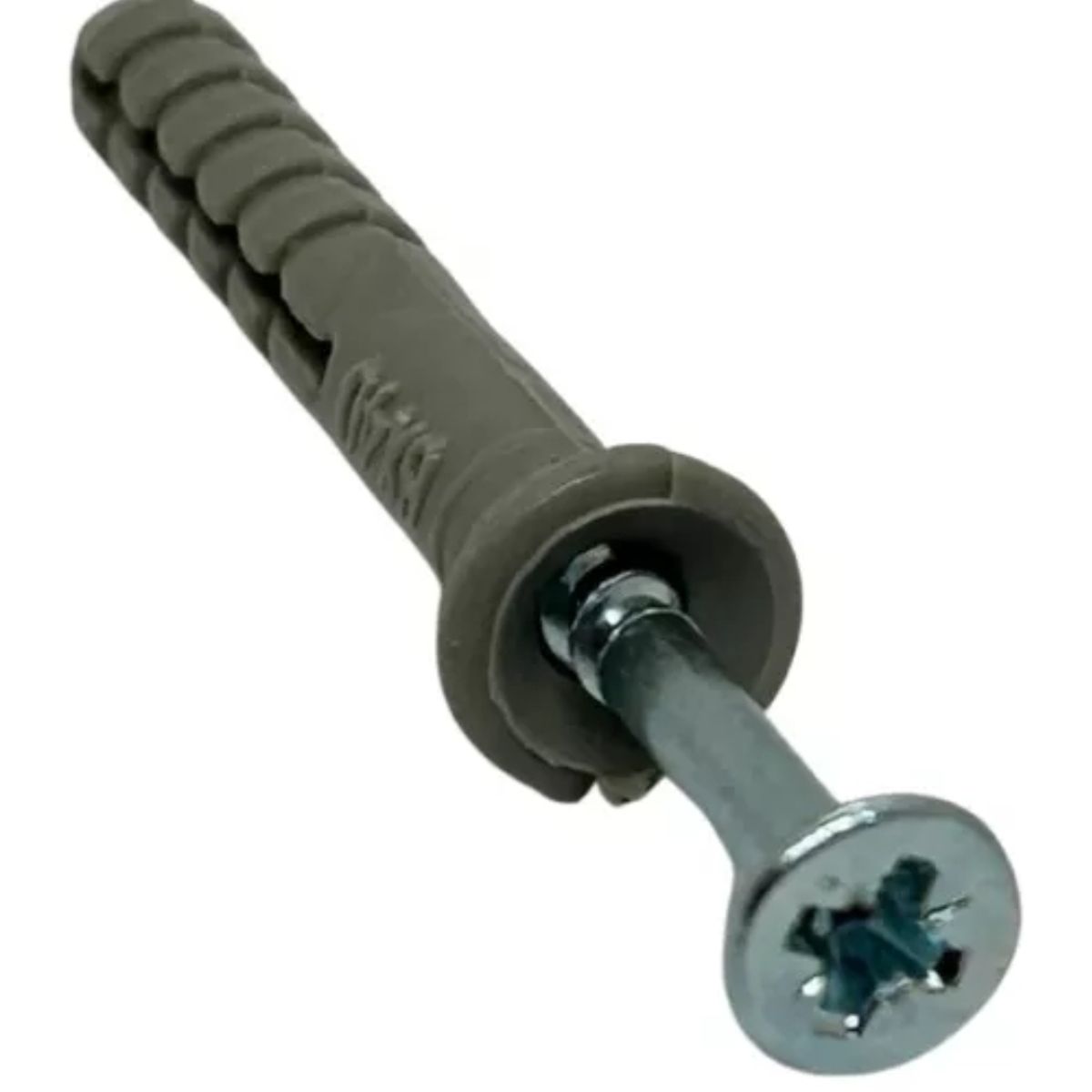 GENERICO - Tarugo Clavo Tornillo Punta Cruz 6x40 mm 100 unds