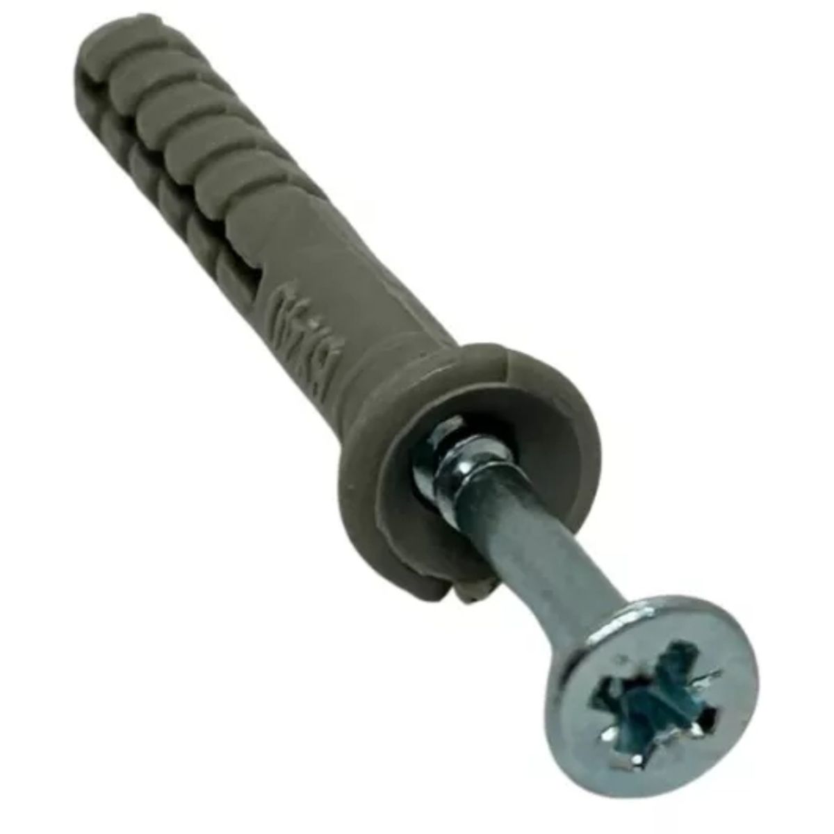 GENERICO - Tarugo Clavo Tornillo Punta Cruz 6x40 mm 100 unds