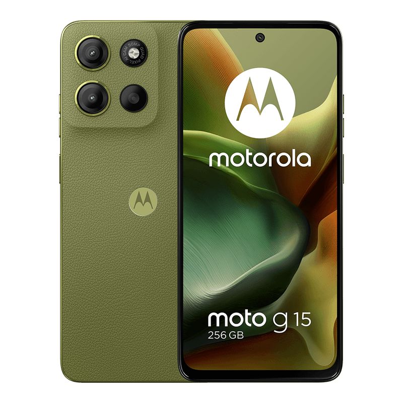 MOTOROLA - Celular Motorola Moto G15 128GB Verde Liberado