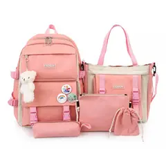 TIOZONEY - Mochila Escolar Kawaii Sophia Negra 30 L