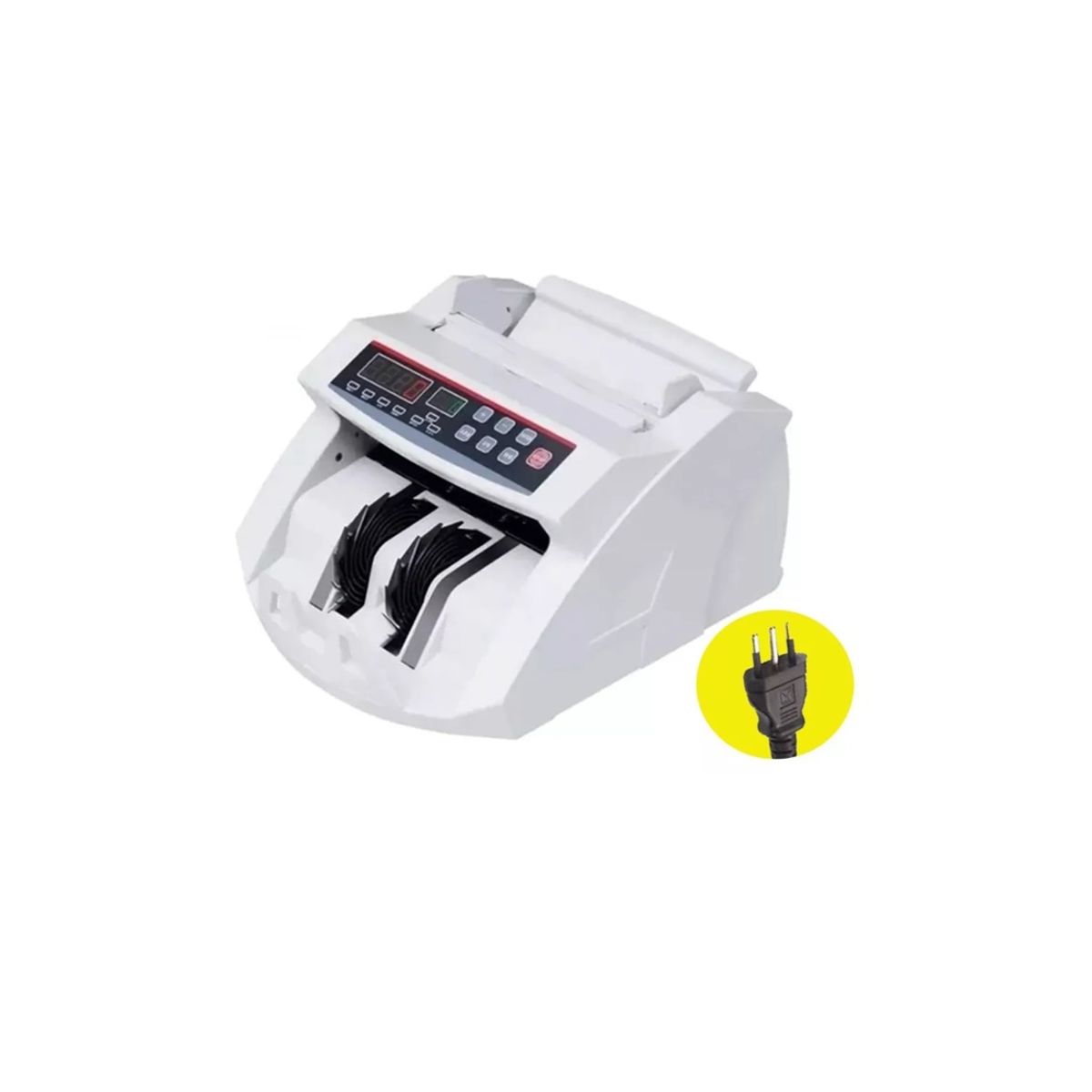 GENERICO - Contador De Billetes Dinero Profesional Con Detector Blanco