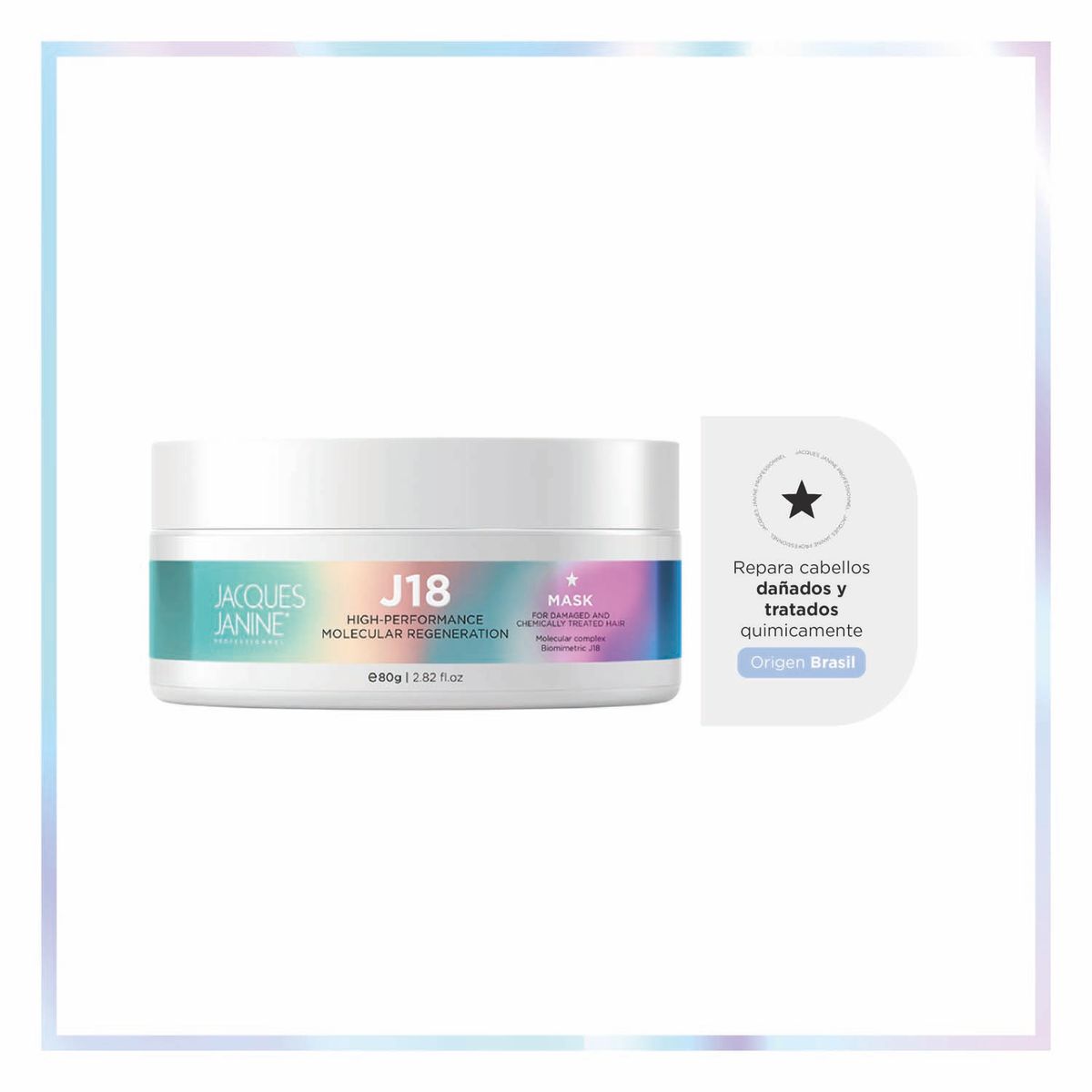 JACQUES JANINE - Mascarilla Reparación Molecular Inensiva J18 Jacques Janine 80g