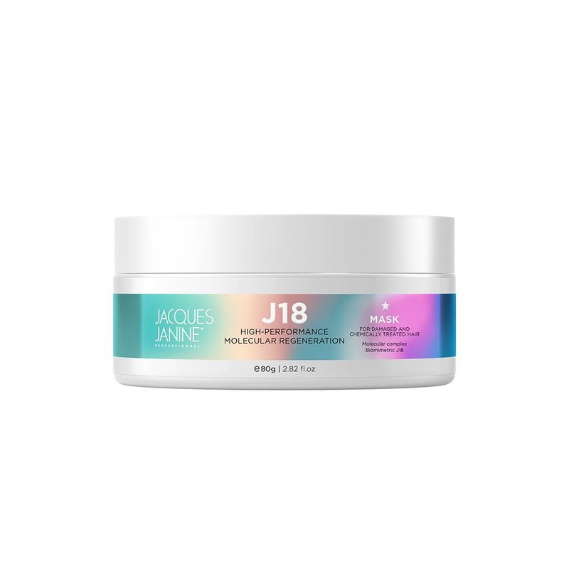 JACQUES JANINE - Mascarilla Reparación Molecular Nutrición y Fuerza para Cabello Dañado J18 Jacques Janine 80g