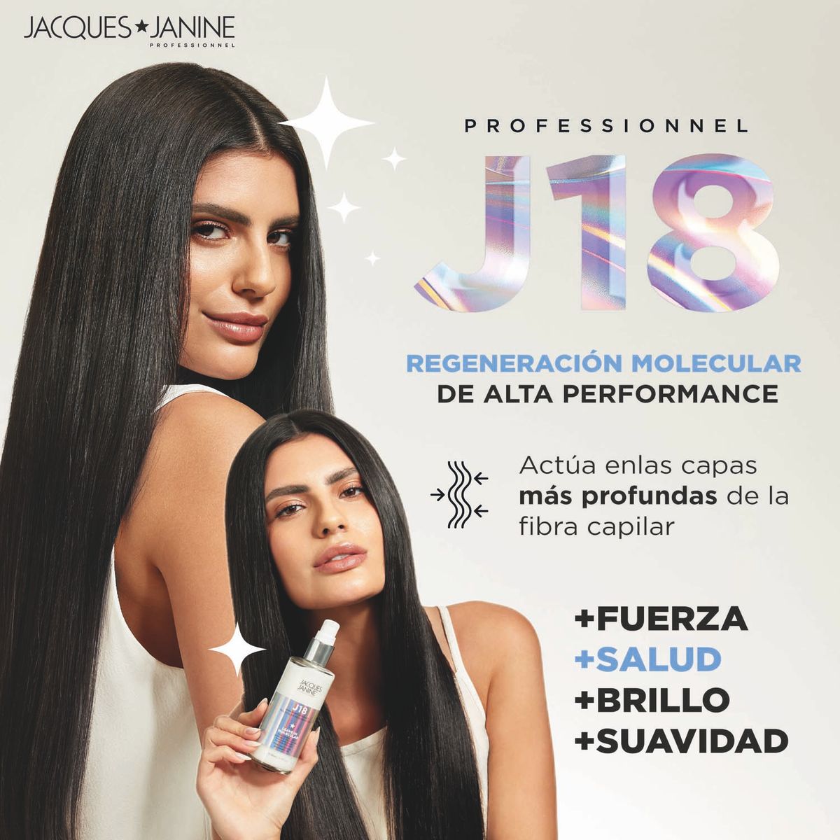 JACQUES JANINE - Mascarilla Reparación Molecular Inensiva J18 Jacques Janine 80g
