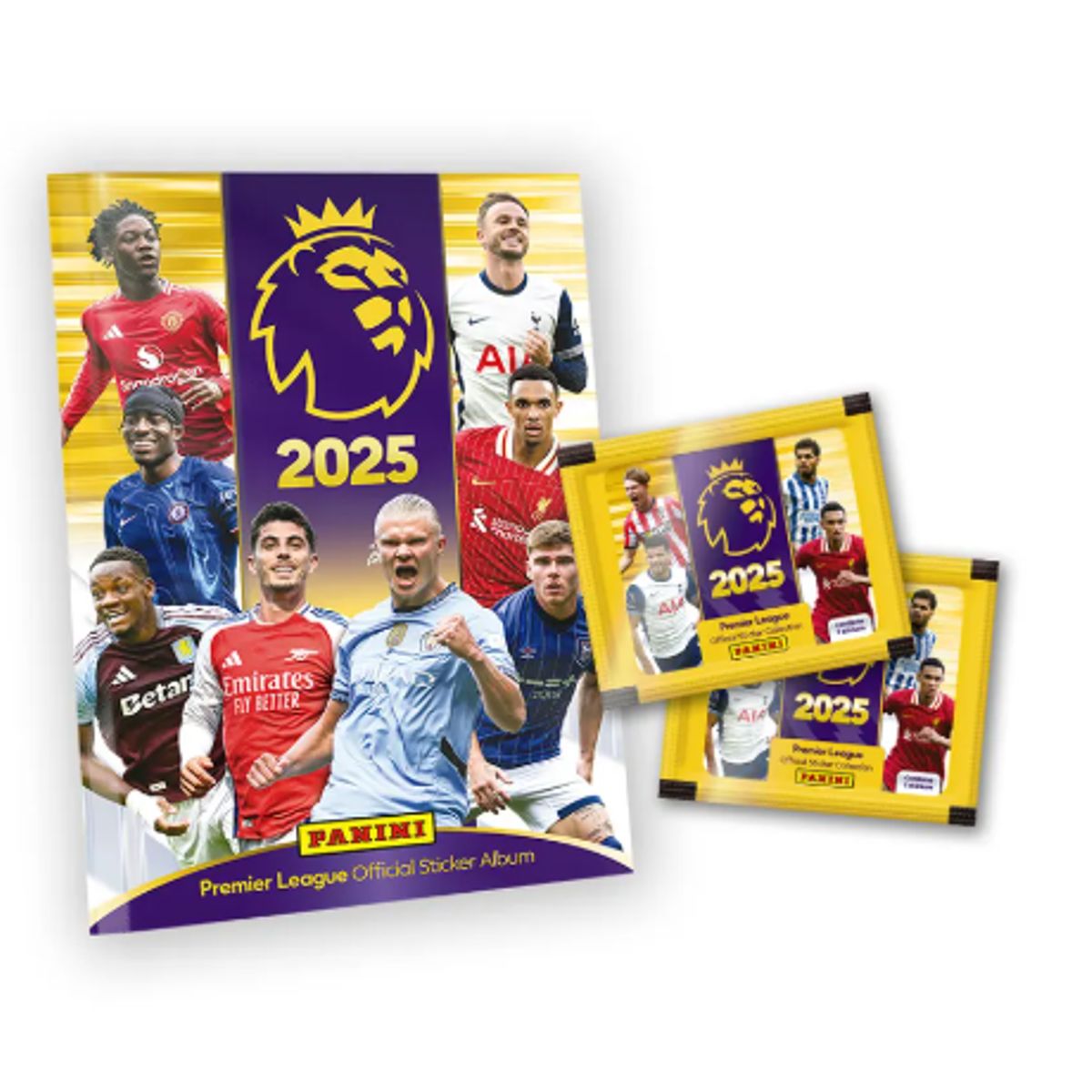 PANINI - ÁLBUM TAPA BLANDA PREMIER LEAGUE 2025 + 10 SOBRES