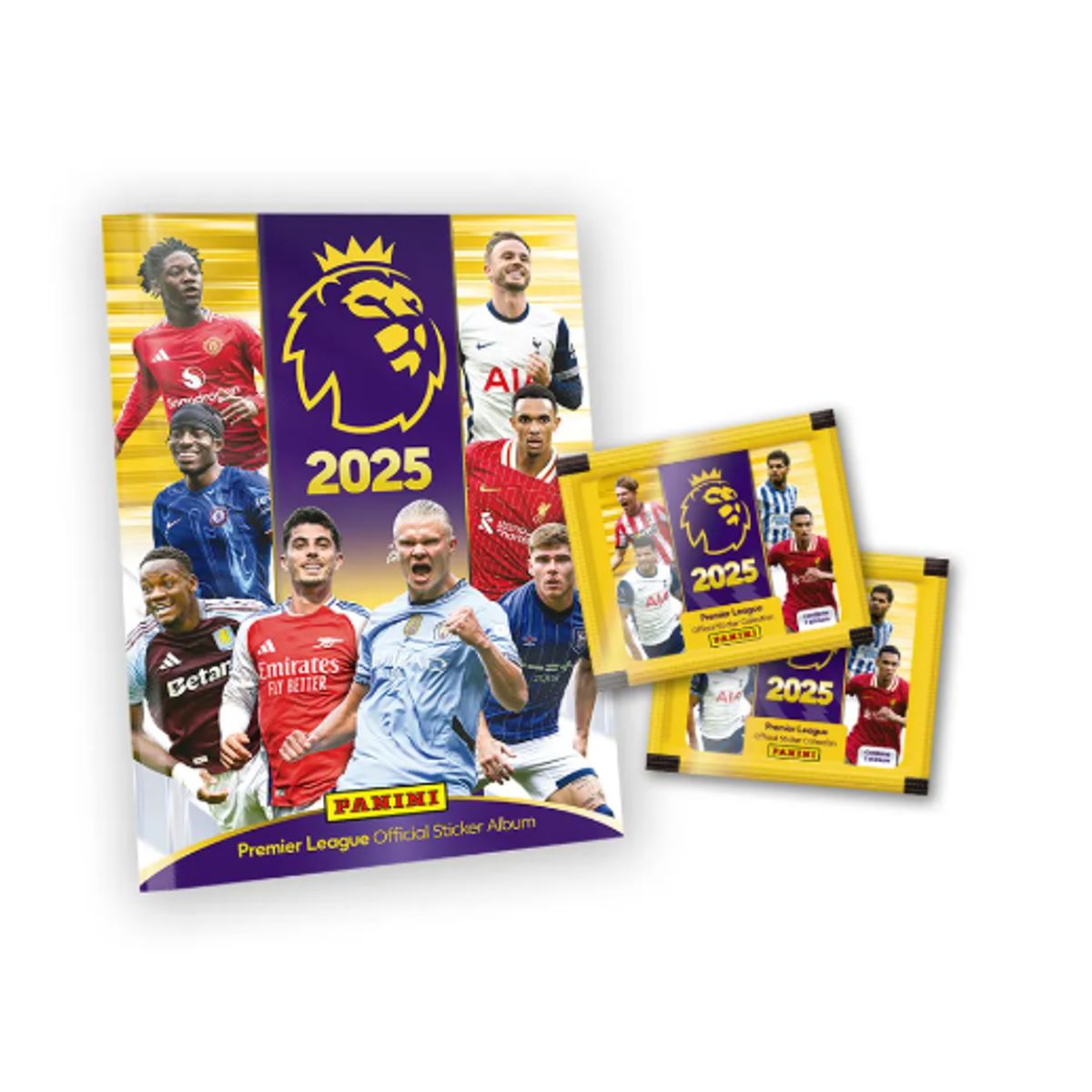 PANINI - ÁLBUM TAPA BLANDA PREMIER LEAGUE 2025 + 10 SOBRES