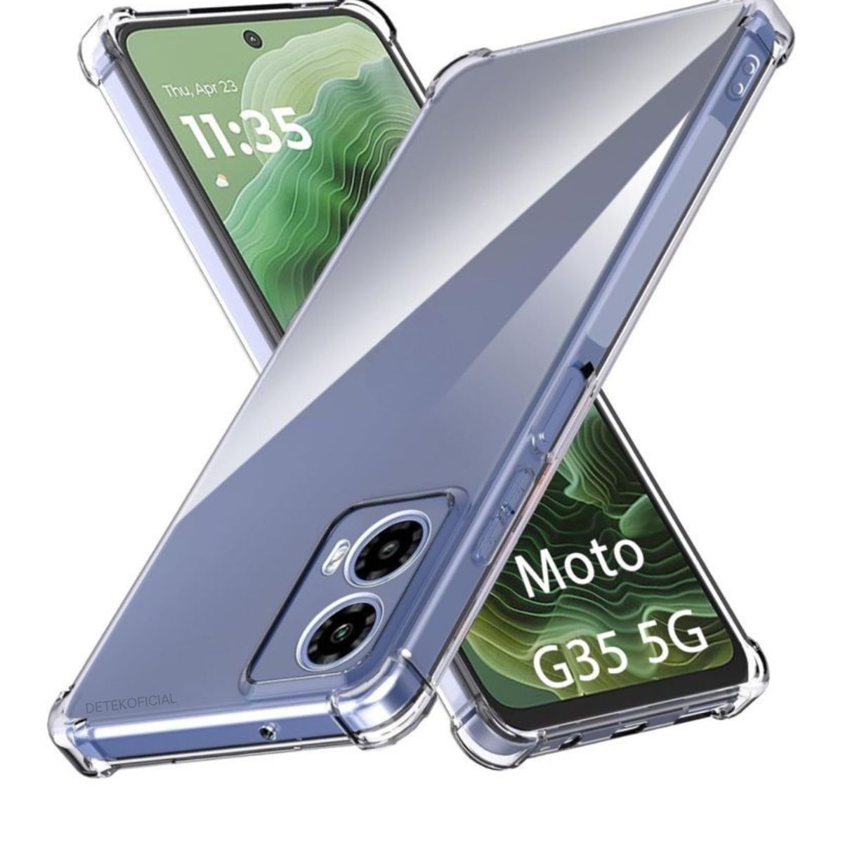 GENERICO - Carcasas Transparente Reforzado Para Motorola G35