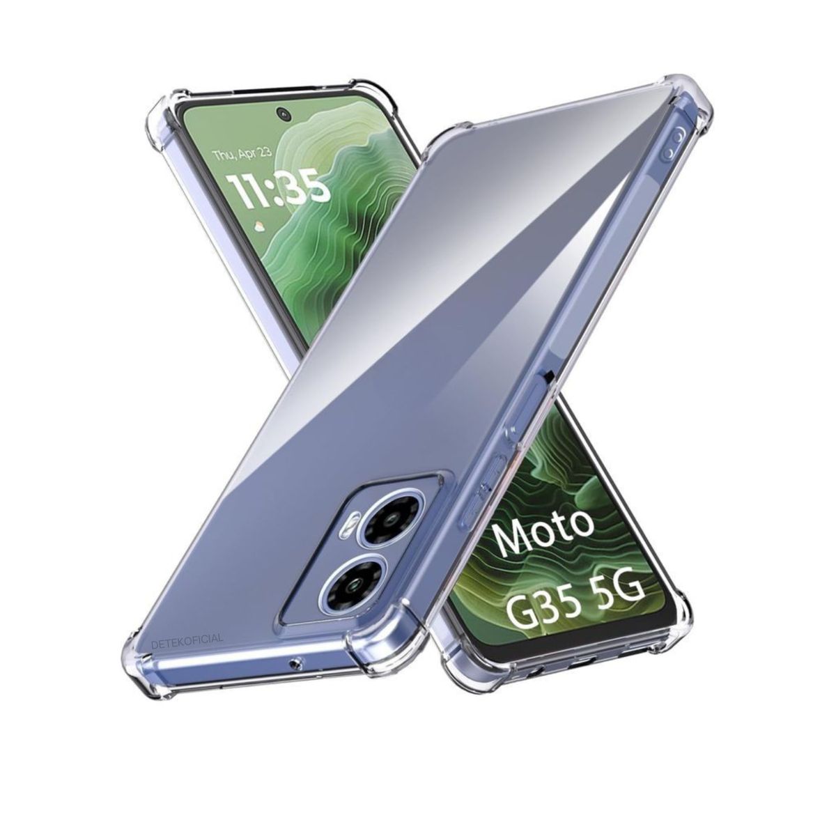 GENERICO - Carcasas Transparente Reforzado Para Motorola G35