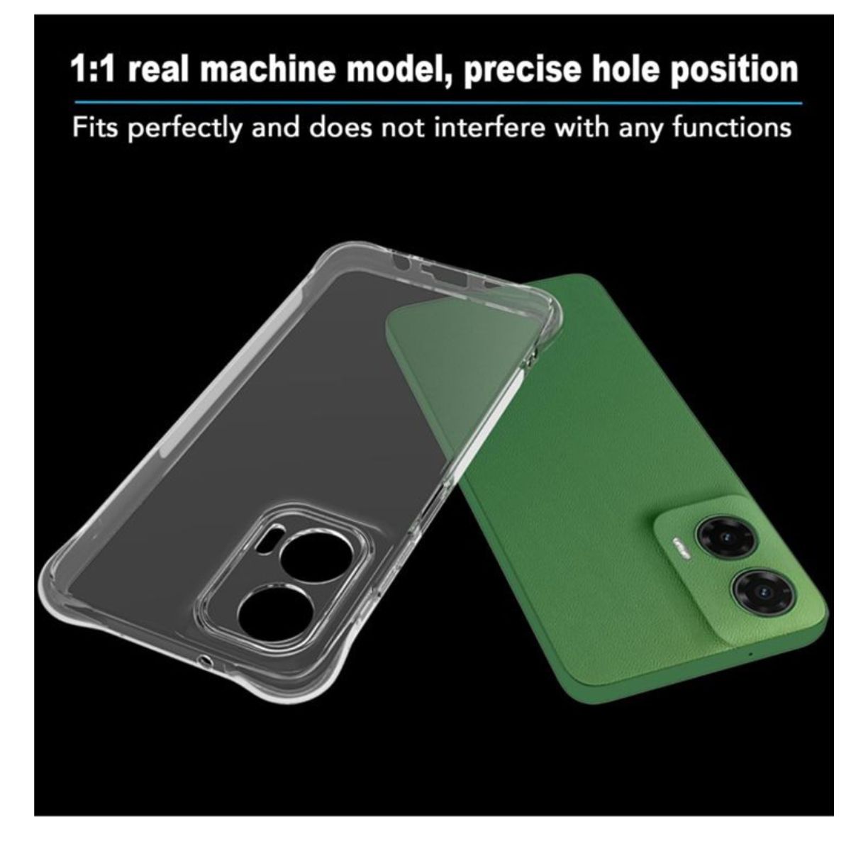 GENERICO - Carcasas Transparente Reforzado Para Motorola G35