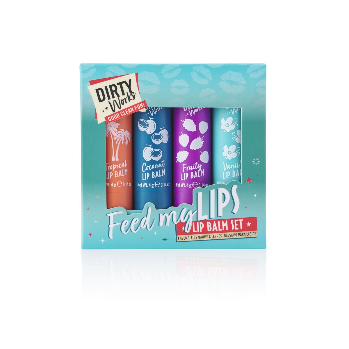 DIRTY WORKS - Balsamo Labial Dirty Works Lip Balm Set 4
