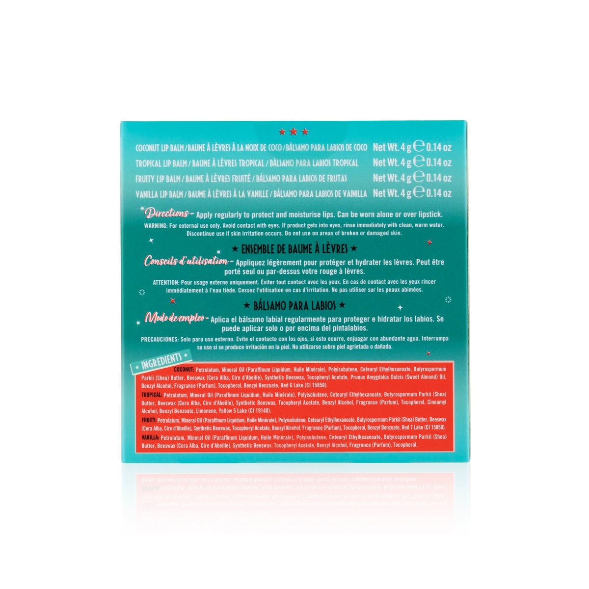 DIRTY WORKS - Balsamo Labial Dirty Works Lip Balm Set 4