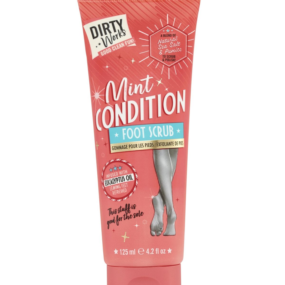 DIRTY WORKS - EXFOLIANTE PARA PIES MINT SCRUB 125ML