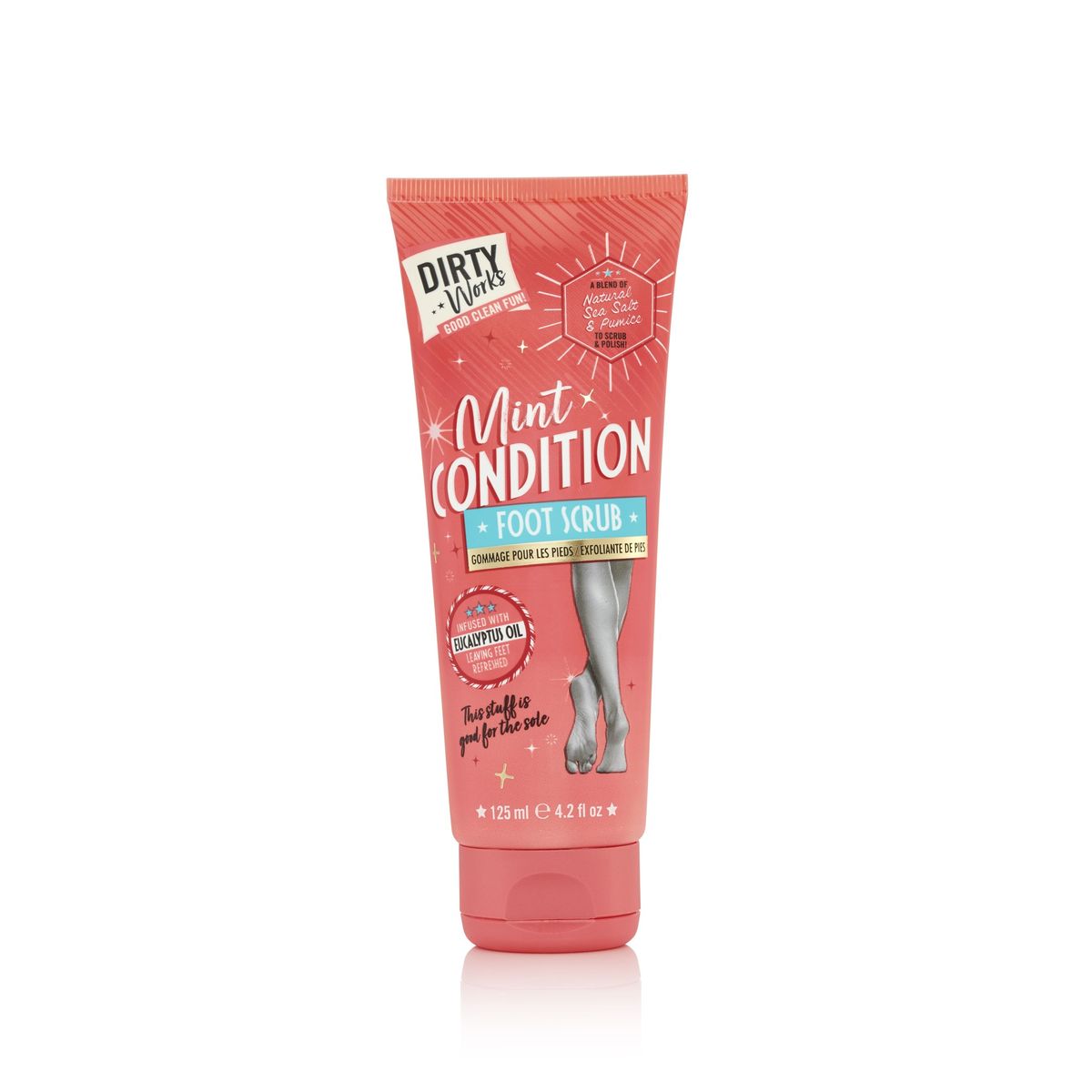 DIRTY WORKS - EXFOLIANTE PARA PIES MINT SCRUB 125ML